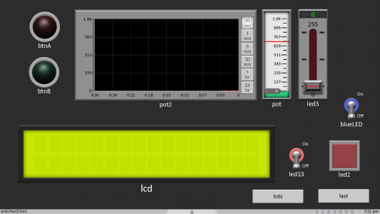 اسکرین شات 1 برنامه HMI Control Panel