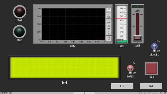 اسکرین شات برنامه HMI Control Panel 1