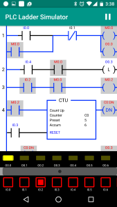 اسکرین شات 3 برنامه PLC Ladder Simulator