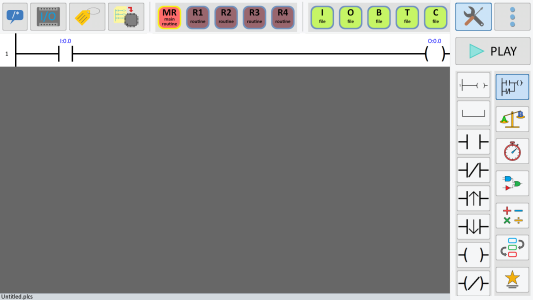 اسکرین شات 1 برنامه PLC Ladder Simulator 2