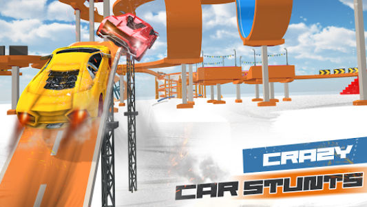 اسکرین شات برنامه Ultimate Car Stunts : Extreme Car Stunts Racing 3D 4