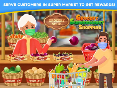اسکرین شات بازی Grocery Shopping Cash Register 2