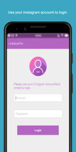 اسکرین شات 1 برنامه Unfollowers  &  Followers
