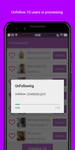 اسکرین شات 4 برنامه Unfollowers & Followers
