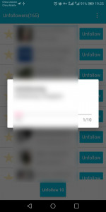 اسکرین شات برنامه Unfollow Users Plus 5