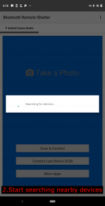 اسکرین شات 2 برنامه Bluetooth Remote Shutter