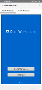 اسکرین شات برنامه Dual Workspace 1