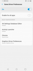 اسکرین شات برنامه Graphics Driver Preferences 3