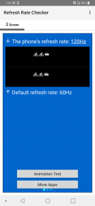 اسکرین شات برنامه Refresh Rate Checker 4