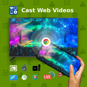 اسکرین شات برنامه Cast to TV+ Chromecast Roku TV 1