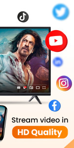 اسکرین شات 6 برنامه Cast to TV - Screen Mirroring