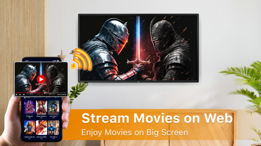 اسکرین شات 4 برنامه Cast to TV - Screen Mirroring