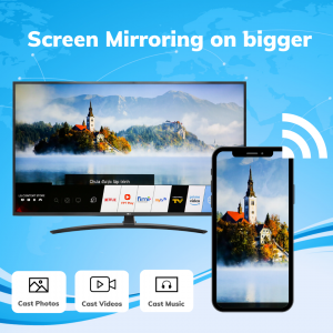 اسکرین شات 1 برنامه Cast To TV - Screen Mirroring