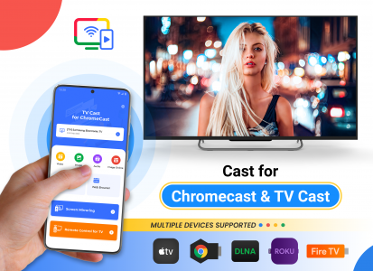 اسکرین شات برنامه Cast for Chromecast & TV Cast 1