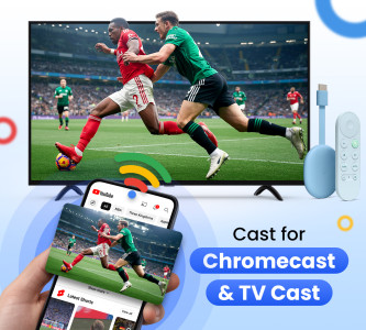 اسکرین شات 1 برنامه Cast for Chromecast & TV Cast