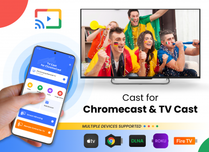 اسکرین شات برنامه Cast for Chromecast & TV Cast 1