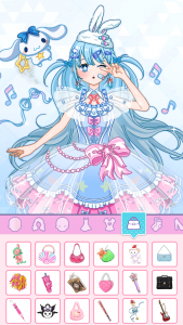 اسکرین شات 1 بازی Idol Livestream: Doll Dress Up
