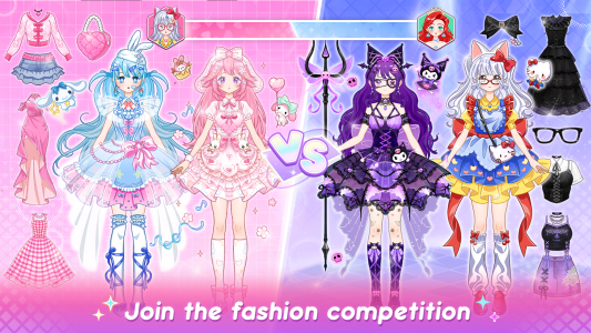 اسکرین شات 6 بازی Idol Livestream: Doll Dress Up