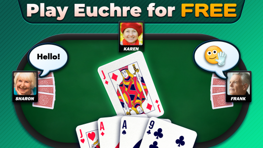 اسکرین شات 1 بازی Euchre.com - Euchre Online