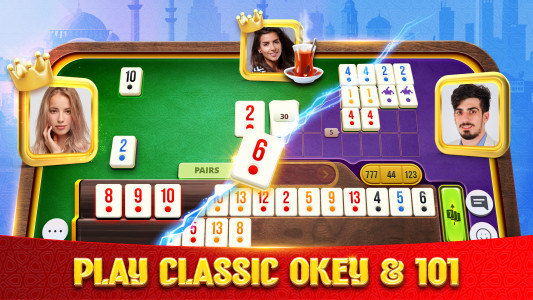 اسکرین شات 1 بازی VIP Okey - Play Okey Online