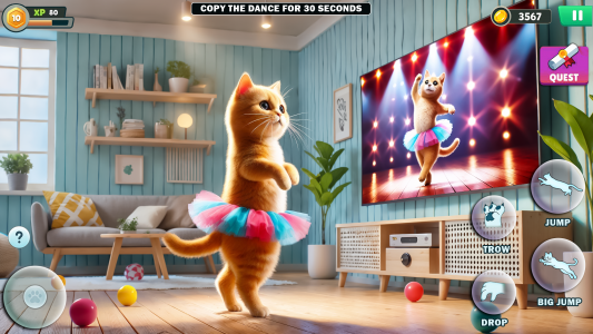 اسکرین شات بازی Angry Gran VS Naughty Cat Sim 6