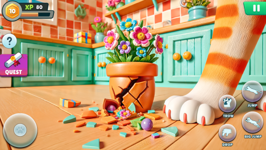 اسکرین شات 4 بازی Angry Gran VS Naughty Cat Sim