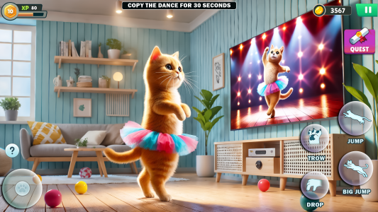 اسکرین شات 6 بازی Angry Gran VS Naughty Cat Sim