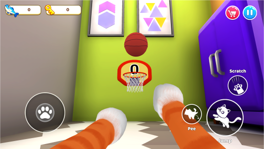 اسکرین شات 4 بازی Cat Mayhem: Gran’s Angry