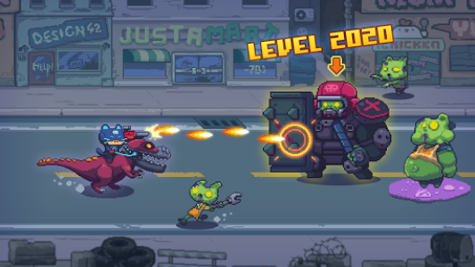 اسکرین شات بازی Cat Gunner: Super Zombie Shooter Pixel 1