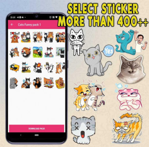 اسکرین شات برنامه Cute Cat Sticker 2020 WAStickerApps for WhatsApp 8