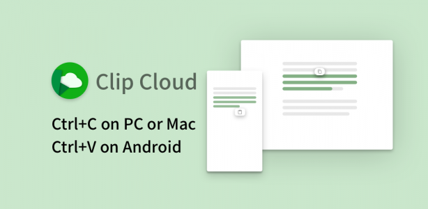 اسکرین شات 1 برنامه Clip Cloud - Clipboard Sync