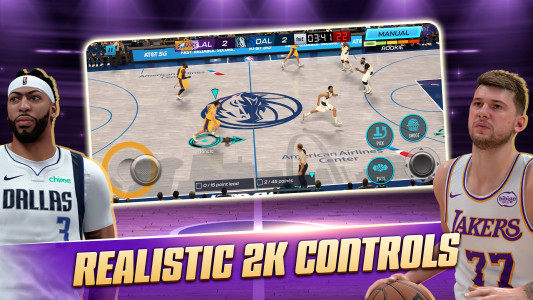 اسکرین شات 2 بازی NBA 2K Mobile Basketball Game