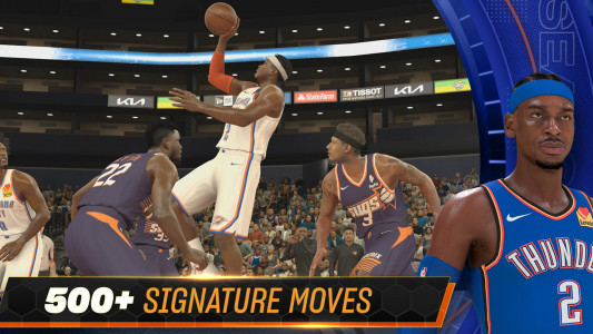 اسکرین شات 3 بازی NBA 2K Mobile Basketball Game