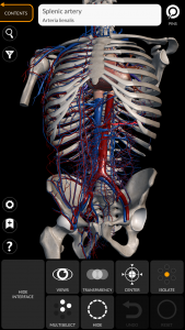 اسکرین شات برنامه Anatomy 3D Atlas 2