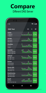 اسکرین شات 1 برنامه DNS Speed Test
