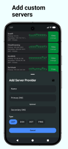 اسکرین شات 4 برنامه DNS Speed Test