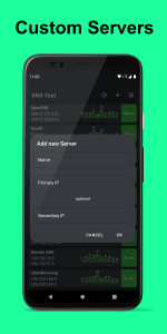 اسکرین شات 2 برنامه DNS Speed Test