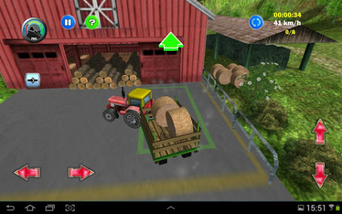 اسکرین شات بازی Tractor Farm Driving Simulator 4