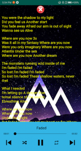 اسکرین شات برنامه Alan Walker Song plus Lyrics 2