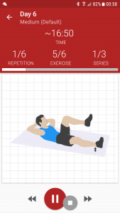 اسکرین شات 1 برنامه Abs workout A6W - flat belly