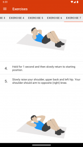 اسکرین شات 3 برنامه Abs workout ABS II - lose fat
