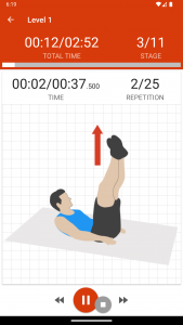 اسکرین شات 1 برنامه Abs workout ABS II - lose fat