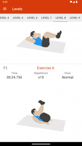 اسکرین شات 4 برنامه Abs workout ABS II - lose fat