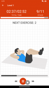 اسکرین شات 2 برنامه Abs workout ABS II - lose fat