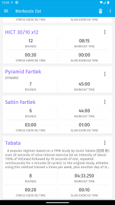 اسکرین شات 3 برنامه Tabata HIIT  interval timer
