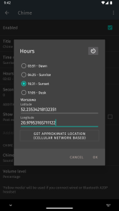 اسکرین شات 6 برنامه Hourly chime