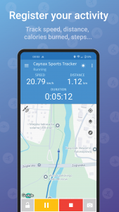 اسکرین شات برنامه Caynax - Running & Cycling GPS 1