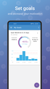 اسکرین شات 6 برنامه Caynax - Running & Cycling GPS