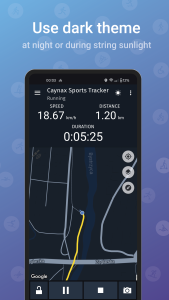 اسکرین شات 4 برنامه Caynax - Running & Cycling GPS