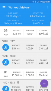 اسکرین شات برنامه Caynax - Running & Cycling GPS 3